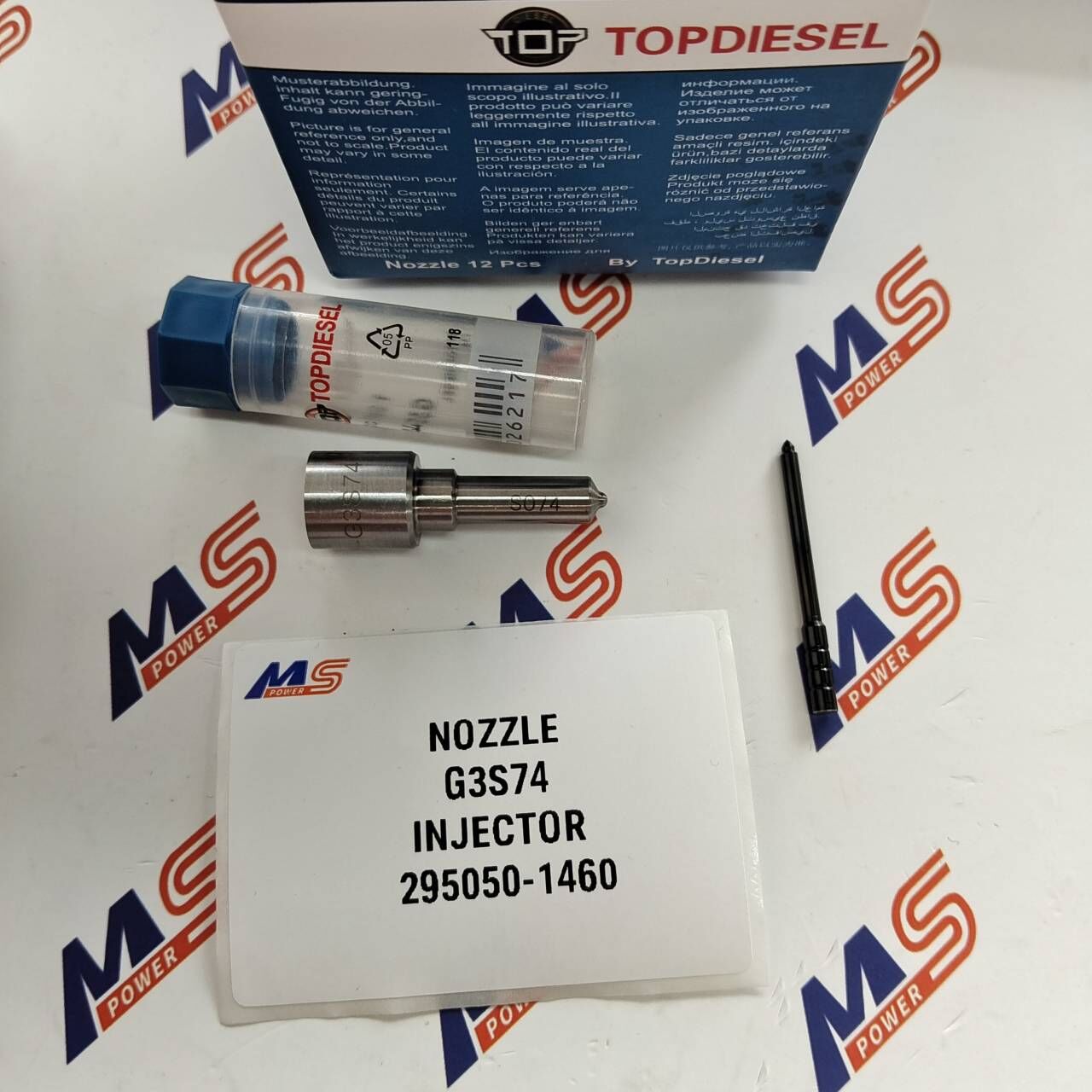 TOPDIESEL NOZZLE G3S74 FOR INJECTOR 295050-1460