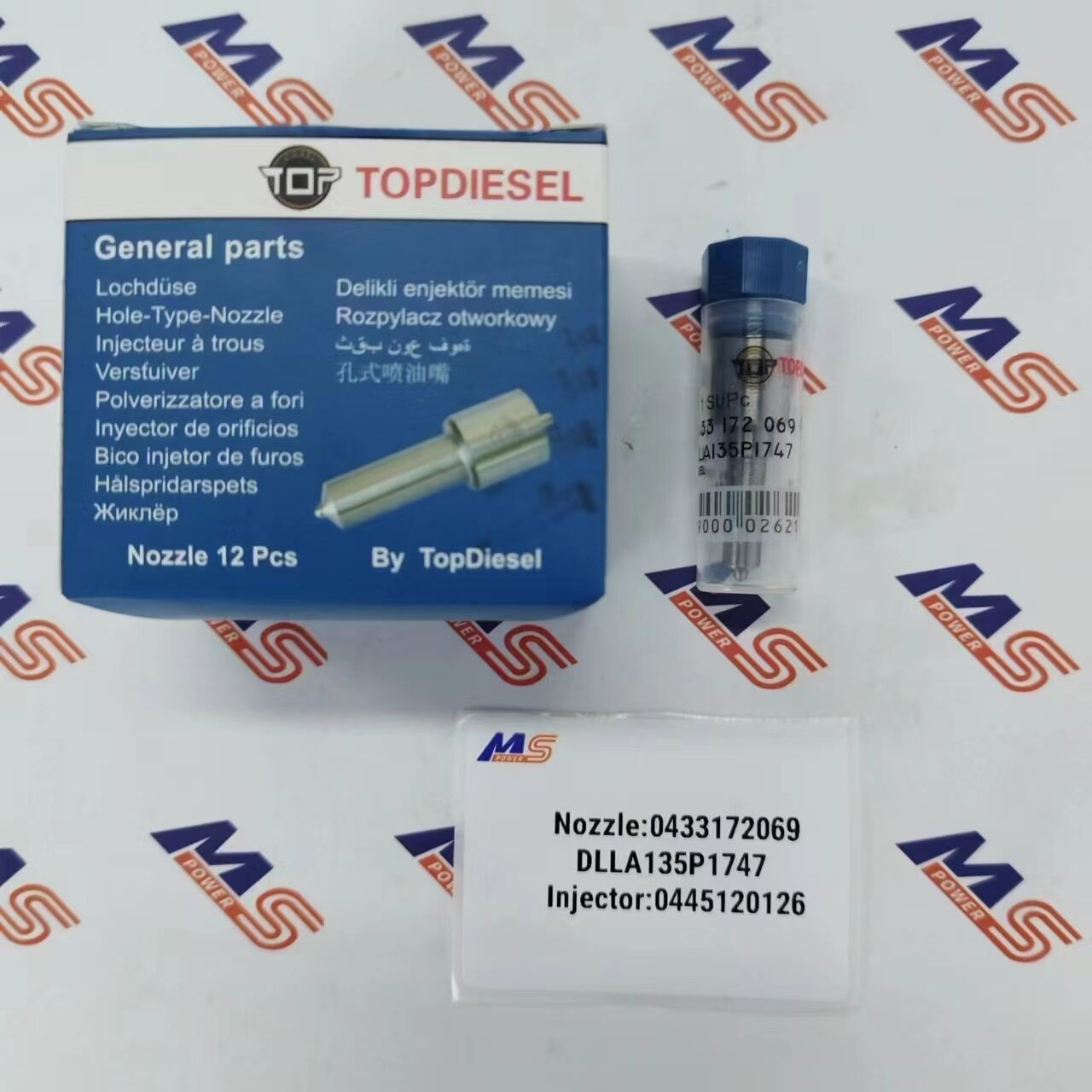 TOPDIESEL Fuel Injector Nozzle DLLA135P1747