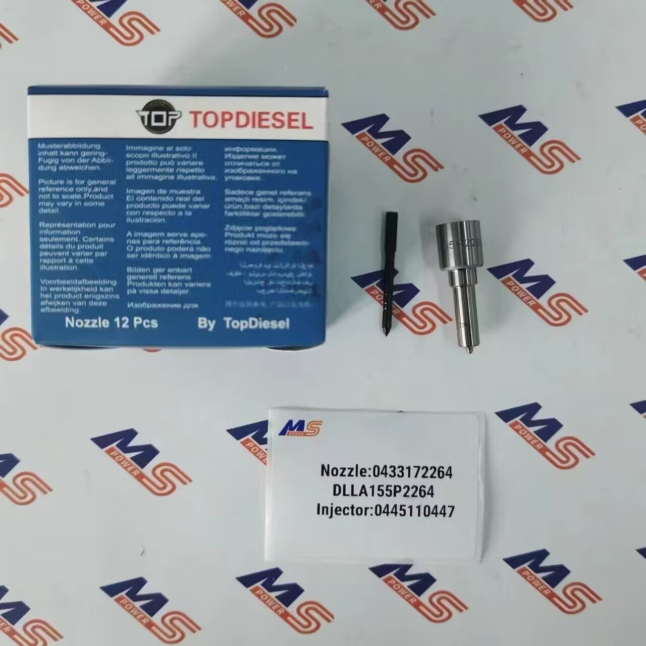 TOPDIESEL Common Rail Injector Nozzle 0433172264 