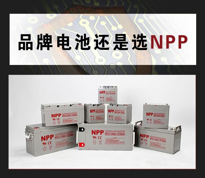 耐普蓄电池NPG产品细节及规格尺寸介绍