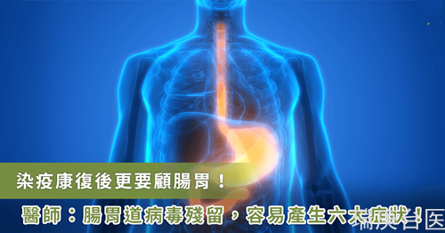 解隔離后更要顧腸胃！病毒繼續(xù)存在腸道讓你有六大癥狀