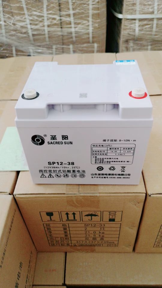 圣阳蓄电池SP12-38(12V38Ah)