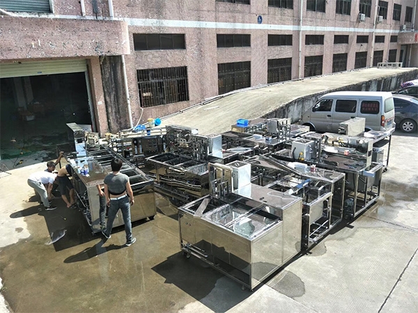 半自动超声波清洗线厂
