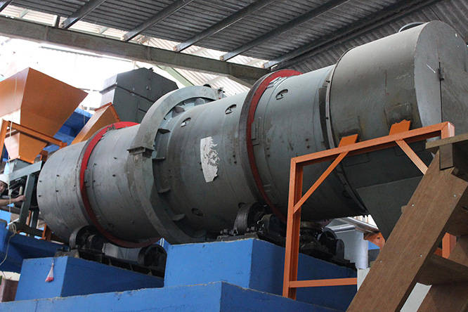 Drum granulation site