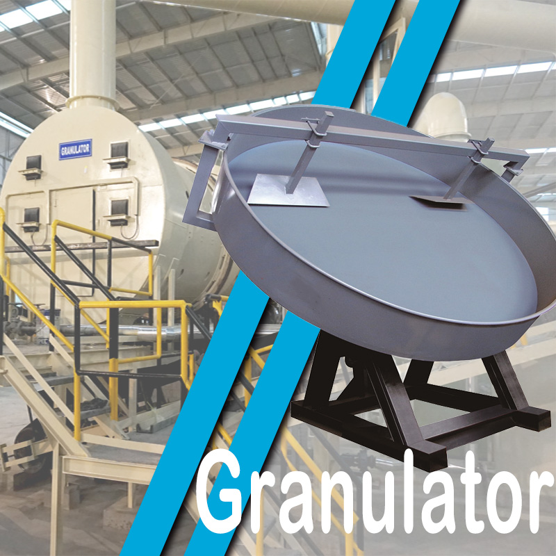 The two major processes of organic fertilizer production line
