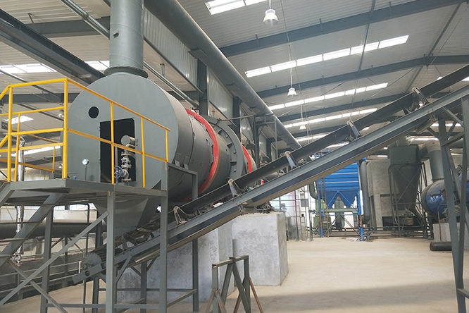 Fertilizer processed by organic fertilizer production line