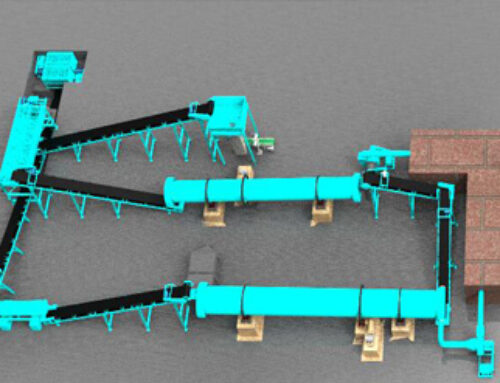 Large scale complete equipment with an annual output of 300000 tons of organic fertil