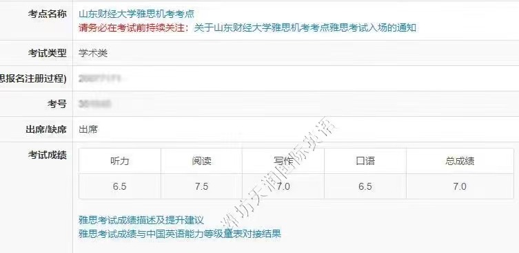 [潍坊雅思培训]恭喜Jason同学，15天提高一分，雅思7.0分