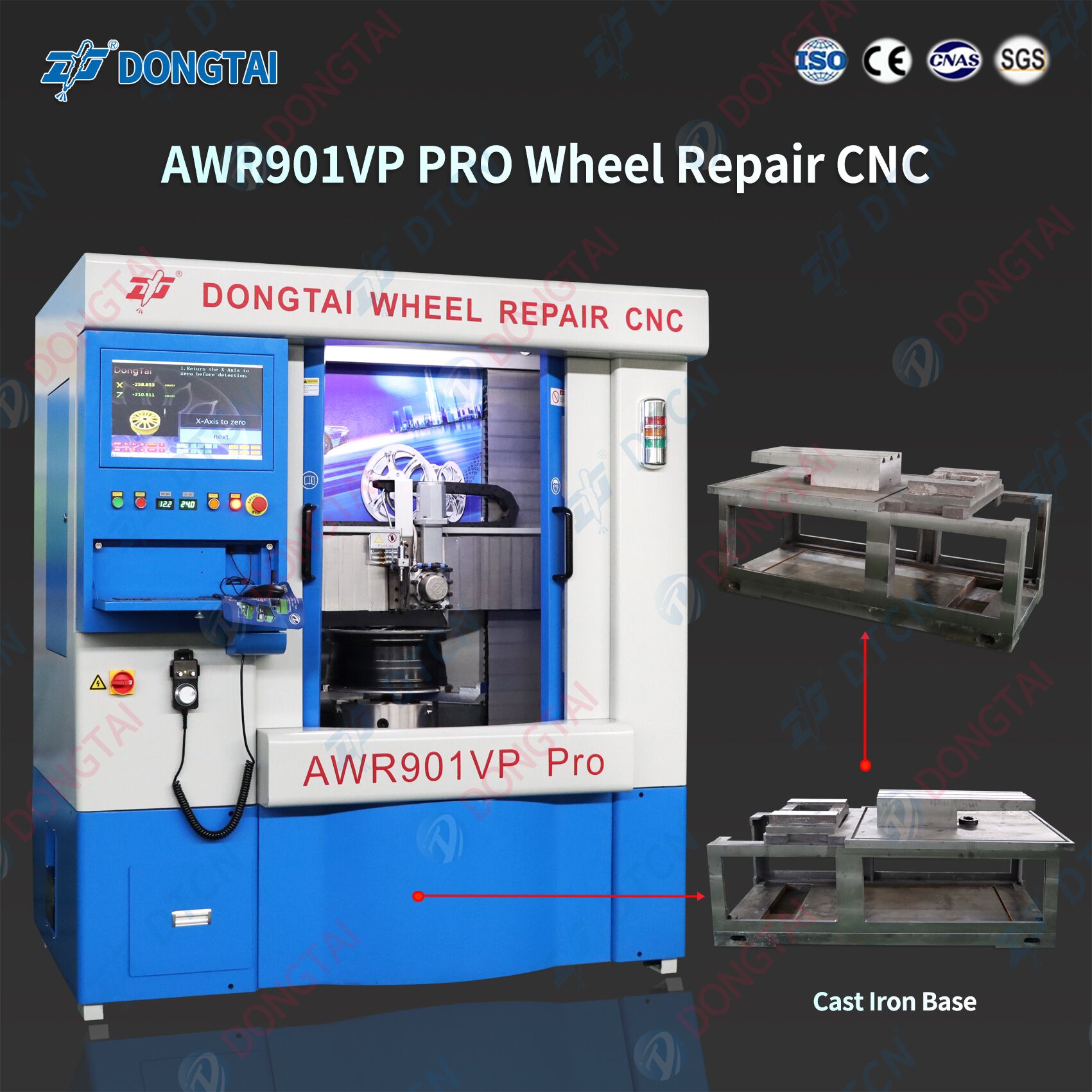 AWR901VP PRO Wheel Repair CNC