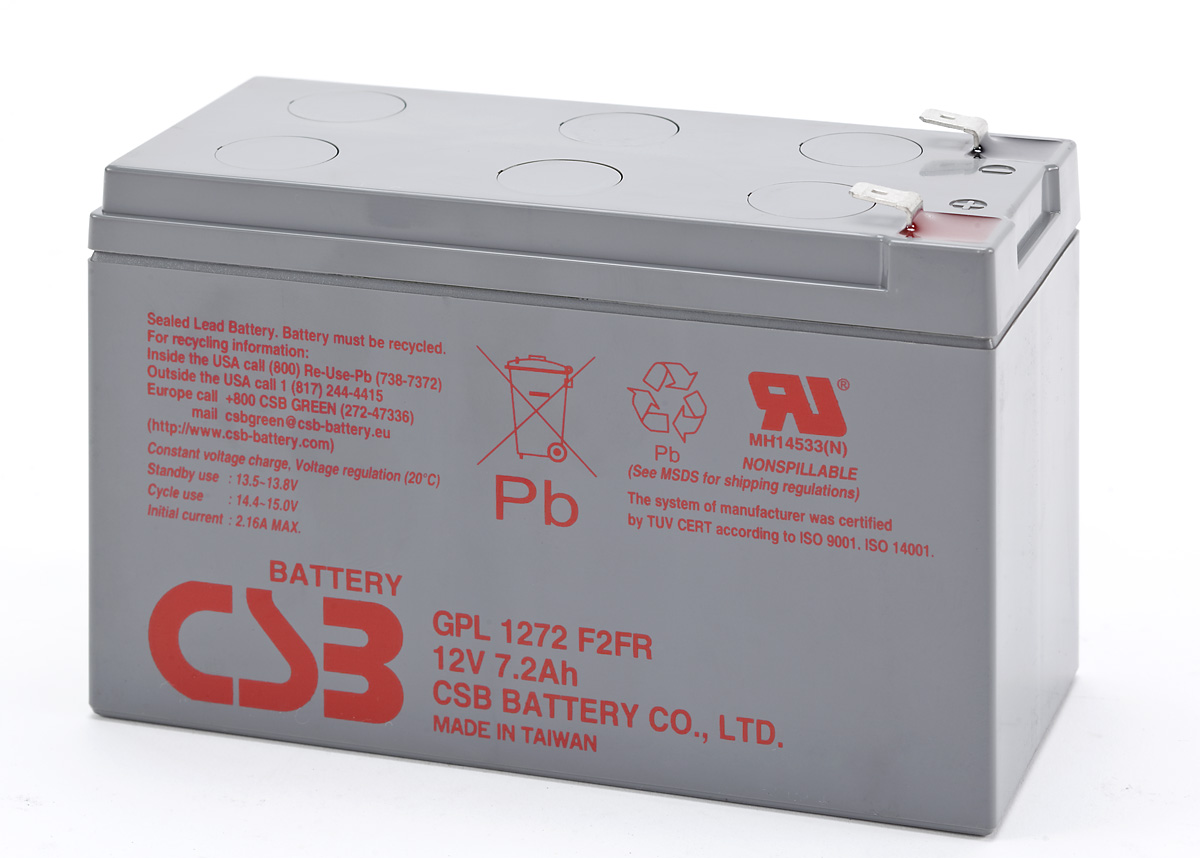 CSB蓄电池GPL1272 F
