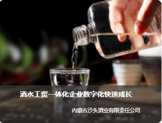 酒水工贸一体化企业数字化快速成长