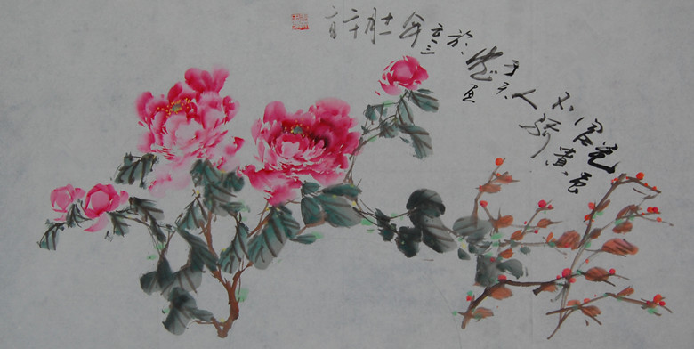 《花香富贵不骄人》